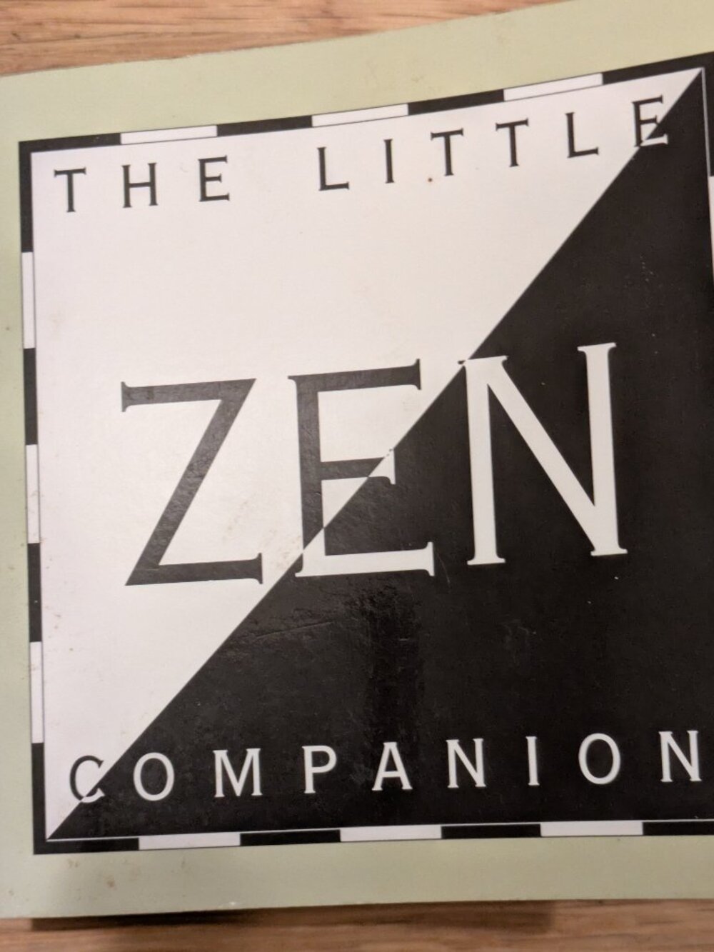 The Little Zen Companion by Schiller, David Paperback Book